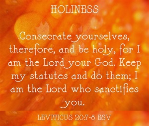 holiness-consecrate